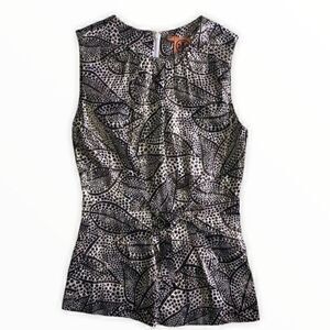 Tory Burch Elson Silk metallic Blouse size 2 NWOT
